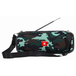 ALTAVOZ PORTATIL GEMBIRD SPK-BT-17-CM COM RADIO FM 2X5W RMS BLUETOOTH CAMUFLAJE
