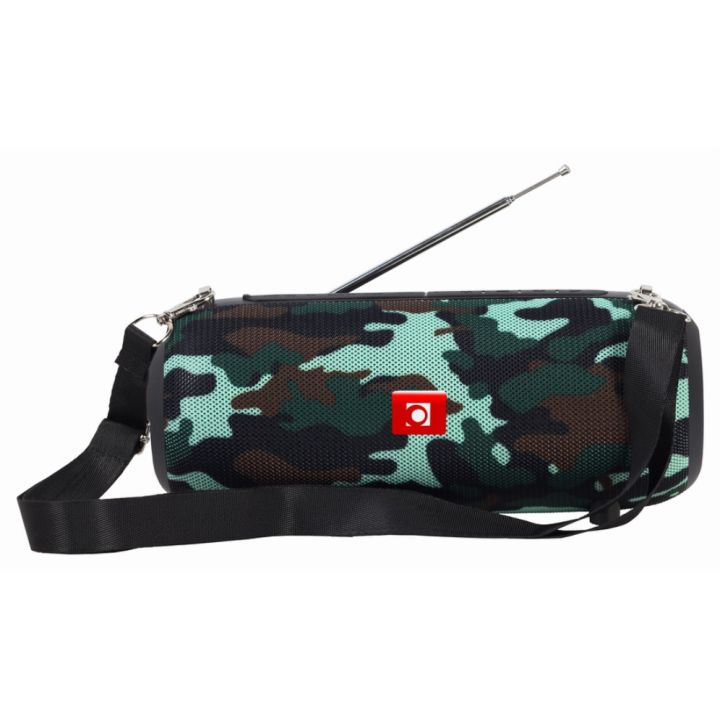 ALTAVOZ PORTATIL GEMBIRD SPK-BT-17-CM COM RADIO FM 2X5W RMS BLUETOOTH CAMUFLAJE
