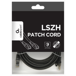 CABLE RED S-FTP GEMBIRD CAT 6A LSZH NEGRO 5M
