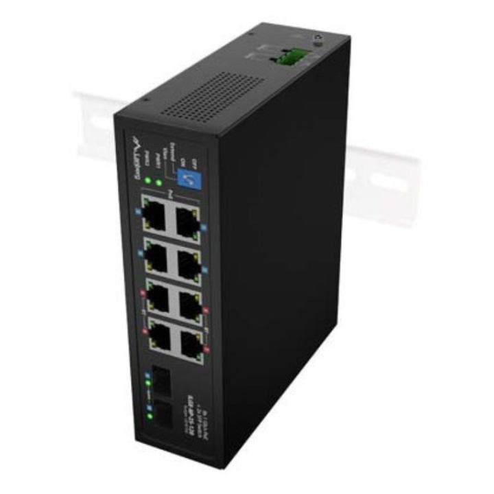 SWITCH LANBERG INDUSTRIAL POE 4XBT 4XAT 2XSFP DIN GIGABIT ETHERNET SIN GESTION