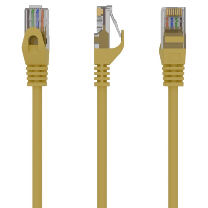 CABLE RED GEMBIRD UTP CAT6 0,25M AMARILLO