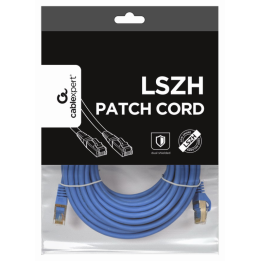 CABLE RED S-FTP GEMBIRD CAT 6A LSZH AZUL 10 M