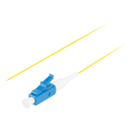 CABLE PIGTAIL FIBRA OPTICA LANBERG LC/UPC 9/125 G657A1 2M MONOMODO AMARILLO