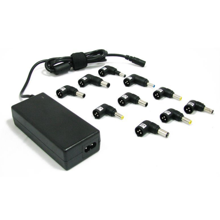CARGADOR PARA PORTATIL AUTOMATICO UNIVERSAL LEOTEC 70W NEGRO