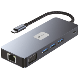 LEOTEC DOCKING STATION 11-1 PLUS 1USB-C PD100 3USB3.2 HDMI VGA GGL LECTJSD MCSD