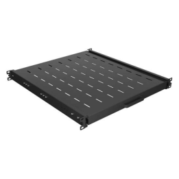 BANDELA LANBERG DESLIZANTE 1U 445X500MM HASTA 35KG RACK 19" NEGRO