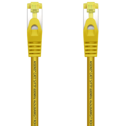 CABLE RED AISENS LATIGUILLO RJ45 LSZH CAT.7 SFTP PIMF 25CM AMARILLO