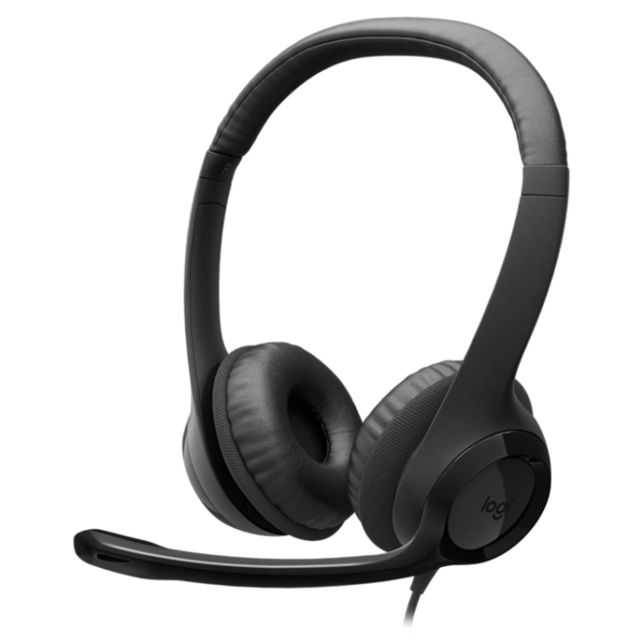 AURICULAR PROFESIONAL LOGITECH H390 USB-C HEADSET BLACK