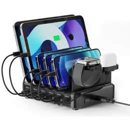 ESTACION CARGA EWENT EW1335 USB-C+USB-A 130W 6 DISPOSITIVOS