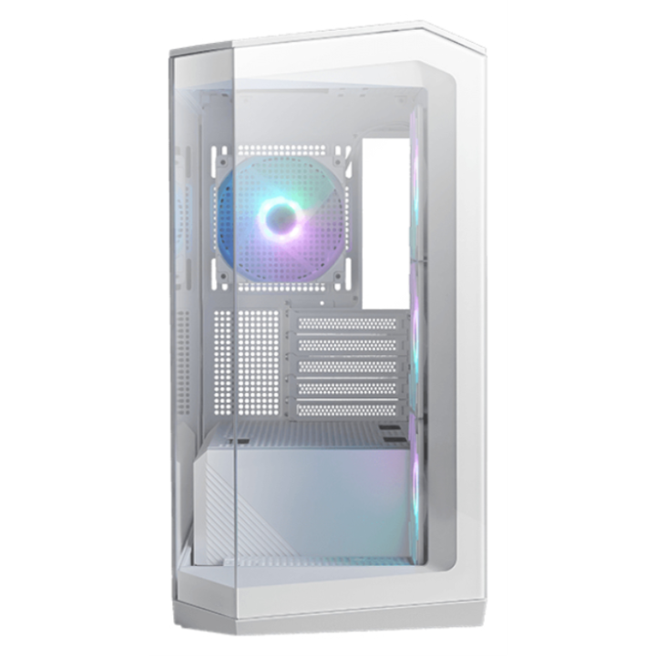 CAJA GAMING MSI MAG PANO M100R PZ MICRO ATX RGB BLANCA