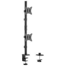 SOPORTE MESA AISENS GIRATORIO E INCLINABLE 2 MONITOR/TV 9KG 17-32