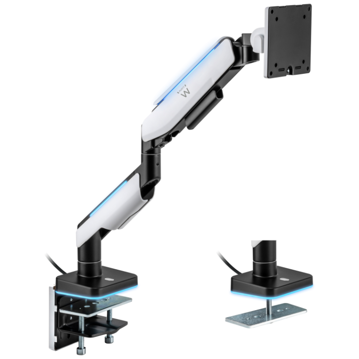 SOPORTE SOBREMESA MONITOR EWENT EW1509 HASTA 49" NEGRO GRIS