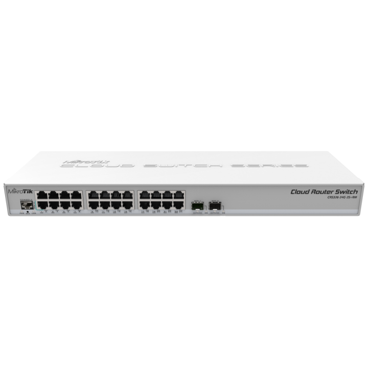 SWITCH MIKROTIK CRS326-24G-2S+RM