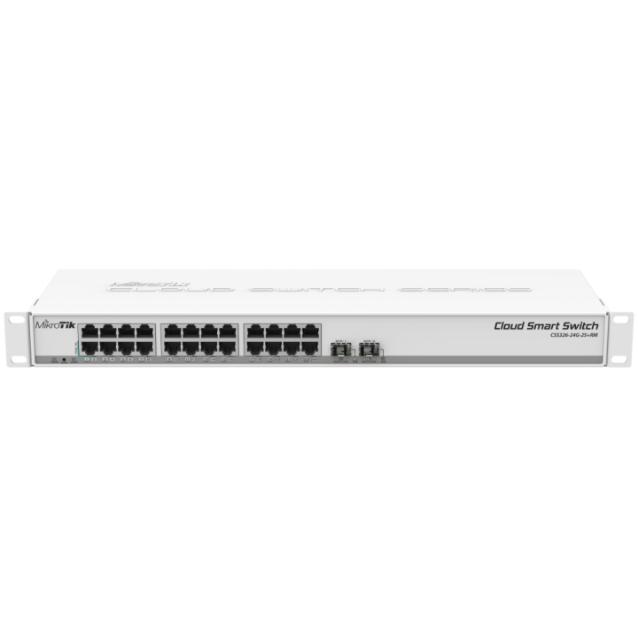 SWITCH MIKROTIK CSS326-24G-2S+RM