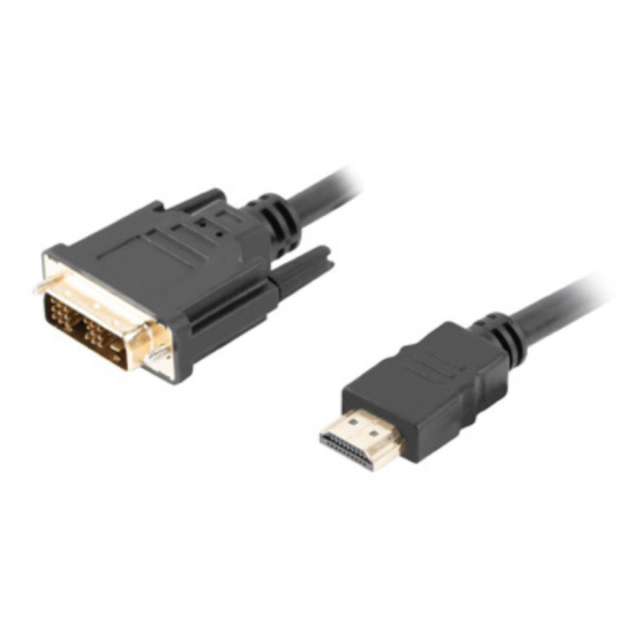CABLE HDMI LANBERG MACHO/DVI-D 18+1 MACHO SINGLE LINK 3M NEGRO
