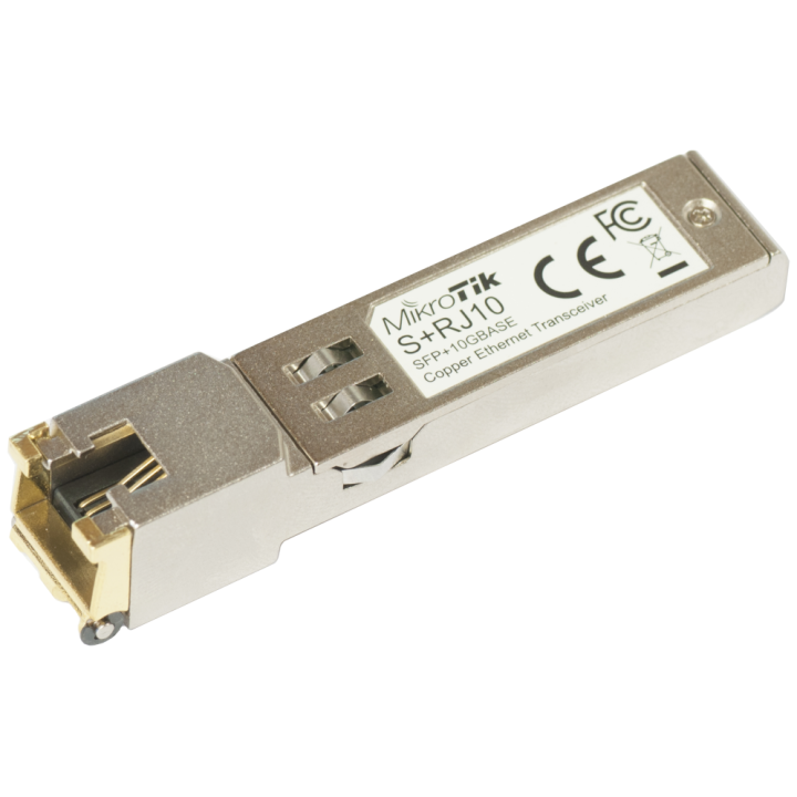 MODULO SFP+ CONVERSOR MIKROTIK RJ45 S+RJ10