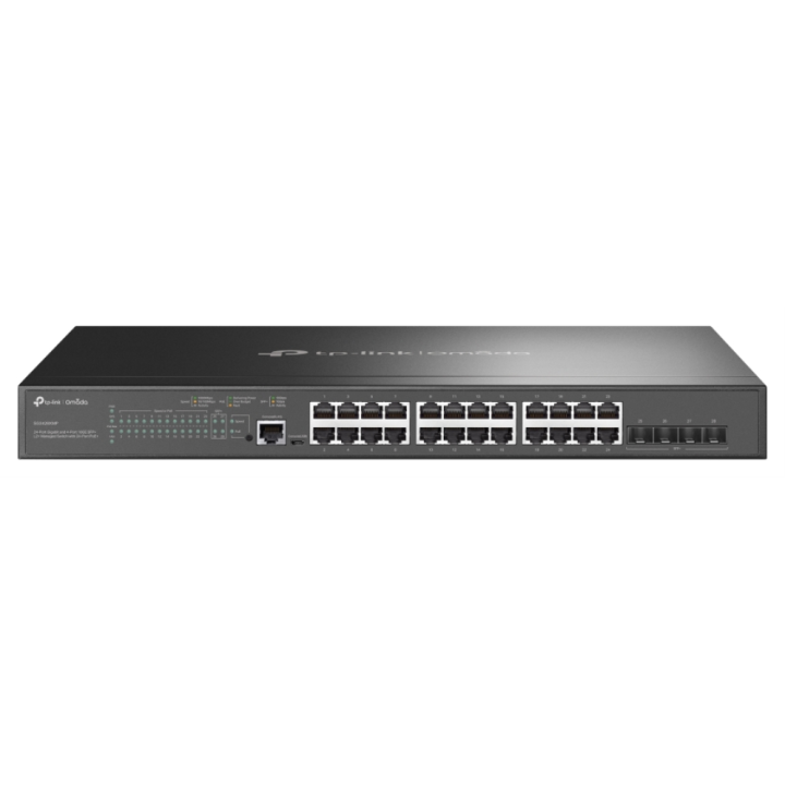 SWITCH TP LINK OMADA TL-SG3428XMP / L2+, 24x1G POE+, 4xSFP+, 384W