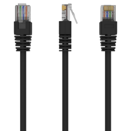 CABLE RED GEMBIRD UTP CAT5E MOLDEADO 0,5M NEGRO