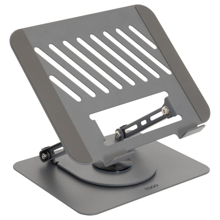 SOPORTE TOOQ PLEGABLE 360° DISPOSITIVOS 11-17", GRIS