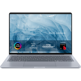 PORTATIL ASUS ZENBOOK UX3480QA-U1144W SNAPDRAGON X1-26-100 16GB 256GB 14" W11H BLUE noAC