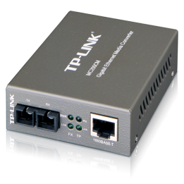 CONVERSOR MEDIOS TP LINK MC200CM MULTI MODE SC/UPC - RJ45 GIGA 0,55KM