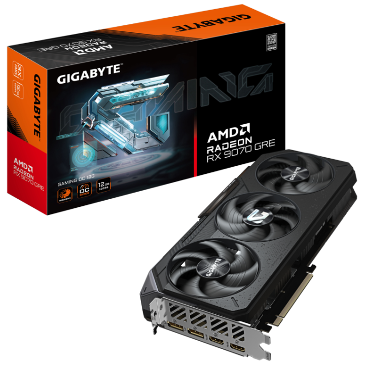 TARJETA GRAFICA GIGABYTE RX 9070 GREGAMING OC 12GB
