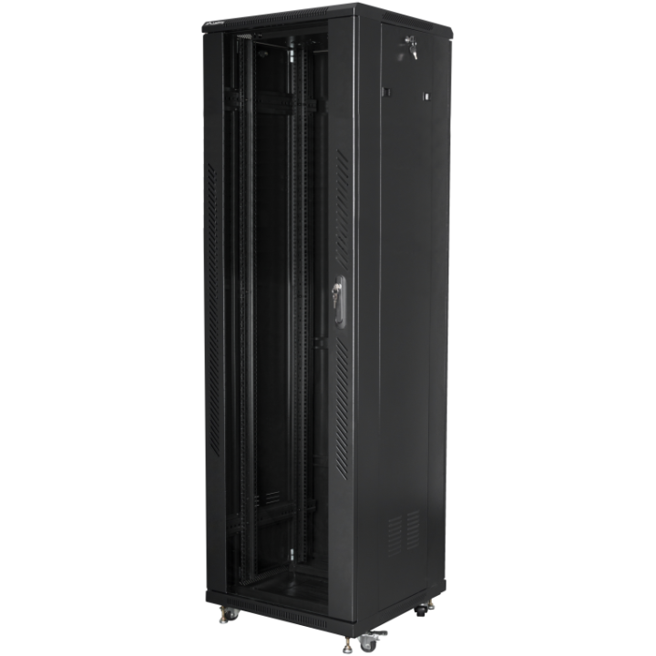 ARMARIO LANBERG RACK 19" 42U 600X600 FLAT PACK BLACK NEGRO