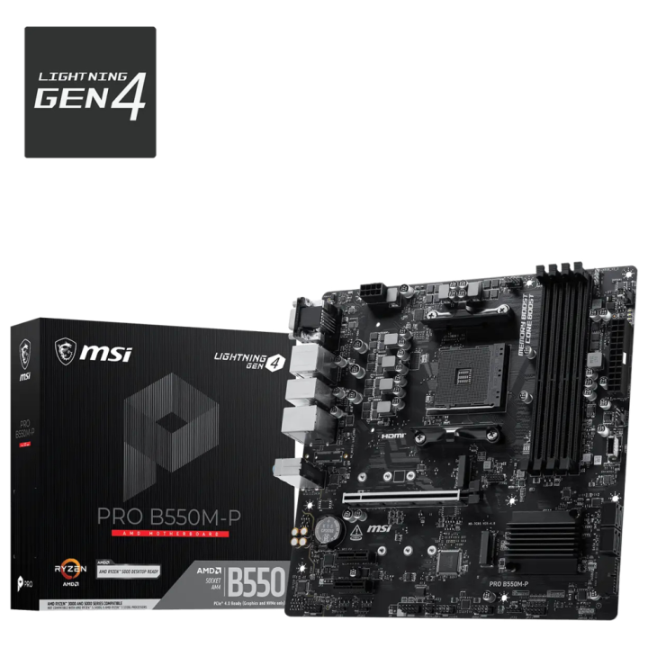 PLACA BASE MSI B550M-P AM4 DDR4