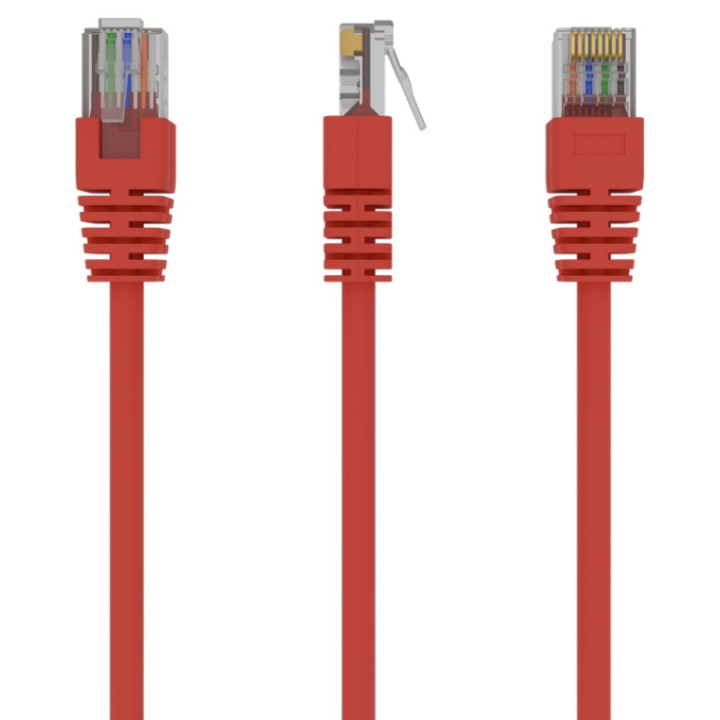 CABLE RED GEMBIRD UTP CAT5E 1M ROJO