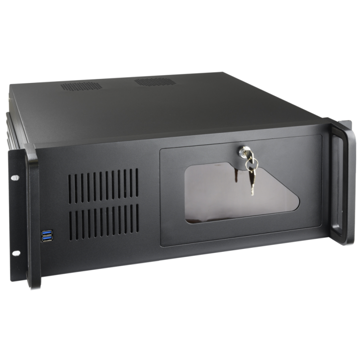 CAJA RACK IPC TOOQ 406N 19" ATX USB 3,0,ACERO,SIN FUENTE,CON LLAVE