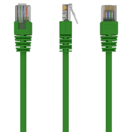 CABLE RED GEMBIRD UTP CAT5E 1M VERDE