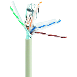 CABLE RED CAT6 FTP GEMBIRD PREMIUM CCA SOLIDO ECA 100 M