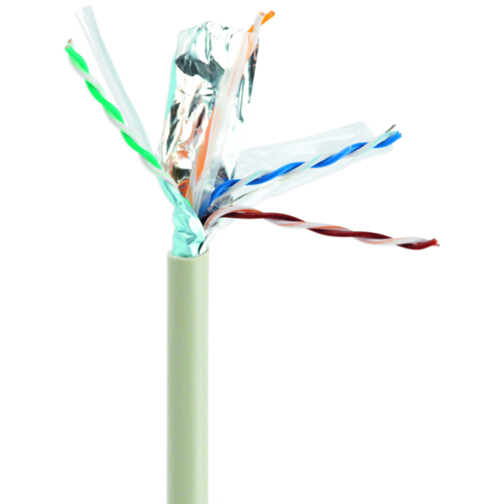 CABLE RED CAT6 FTP GEMBIRD PREMIUM CCA SOLIDO ECA 100 M