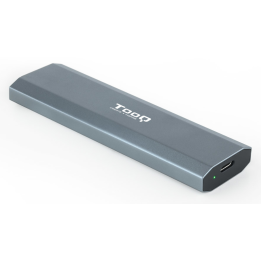 CARCASA HDD TOOQ SSD M.2 NGFF/NVMe GRIS