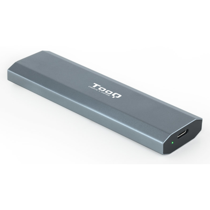 CARCASA HDD TOOQ SSD M.2 NGFF/NVMe GRIS