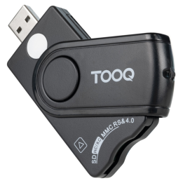 LECTOR TARJETAS TOOQ DNIE SIM SD/TF USB-A NEGRO