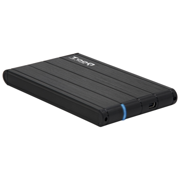CARCASA HDD TOOQ TQE-2530B 2,5" 9,,5 MM SATA USB 3.0 NEGRA