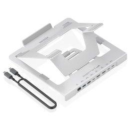 SOPORTE AISENS SOBREMESA AJUSTABLE PORTATIL/TABLET USB-C DOCK 7 EN 1