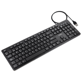 TECLADO SILENCIOSO TOOQ TQK-2003-B USB 105 TECLAS NEGRO