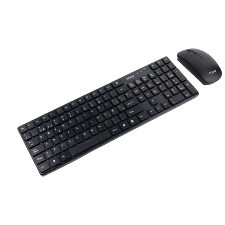 COMBO TECLADO+RATON SLIM TOOQ TQKMW-3102-B RF NEGRO