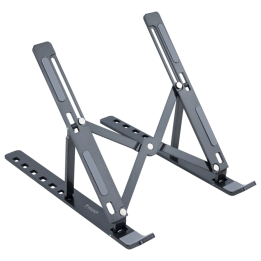 SOPORTE ELEVADOR TOOQ ALUMINIO PLEGABLE PORTATILES GRIS