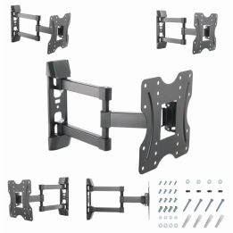 SOPORTE DE PARED GEMBIRD PARA TV DE MOVIMIENTO COMPLETO 23-42 PULGADAS
