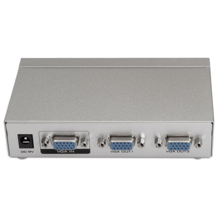 DUPLICADOR AISENS SVGA PARA 2 MONITORES CON ALIMENTACION