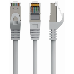 CABLE RED GEMBIRD FTP CAT6 COBRE LIBRE ALOGENO 2M GRIS