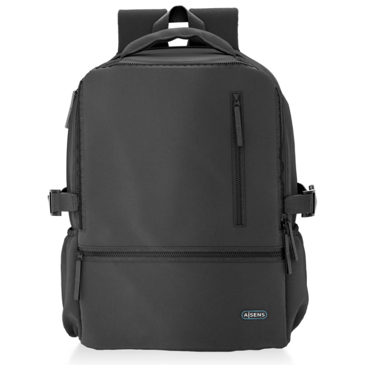 MOCHILA AISENS DEPORTIVA REPELENTE AL AGUA 15,6" NEGRO